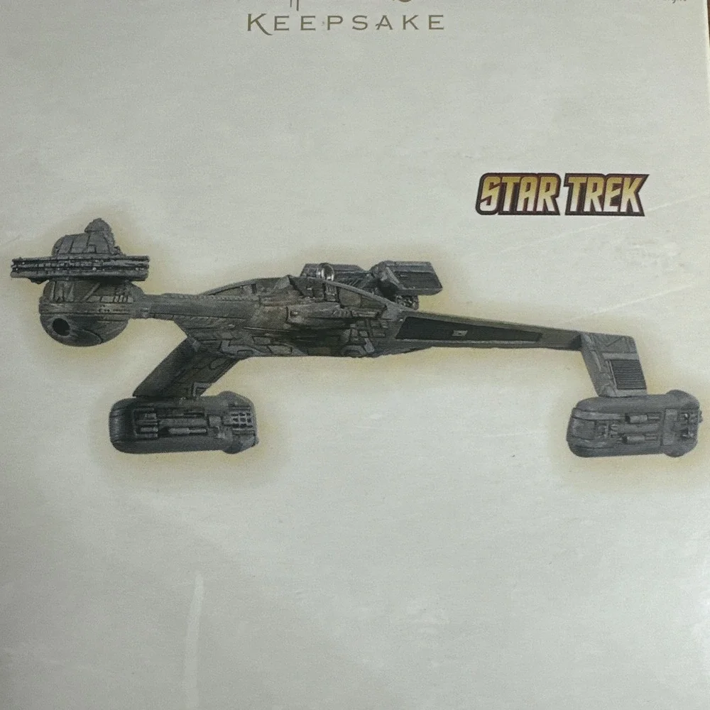 Hallmark Keepsake 2009 Star Trek Klingon Battle Cruiser Magic Light QXI1185